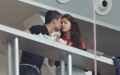 Il Real perde, Ronaldo si consola con la sua Irina