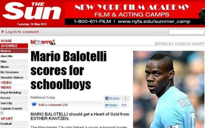 Balotelli, da bad a good boy: in gol contro il bullismo