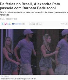 Pato e Barbara in love (e infradito) a passeggio per Rio