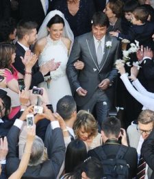 Conte, nozze a Torino abbracciato dai vertici Juve
