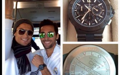 Ronaldo ringrazia i compagni con un orologio da 8200 euro
