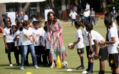 Giochi reali: Kate e William tra calcio e cricket