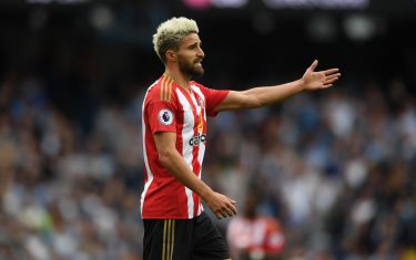 MANCHESTER, ENGLAND - AUGUST 13:  Sunderland player Fabio Borini in action during the Premier League match between Manchester City and Sunderland at Etihad Stadium on August 13, 2016 in Manchester, England.  (Photo by Stu Forster/Getty Images)