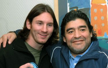 Argentina Soccer Maradona Messi