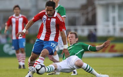 Barrios non basta, Paraguay ko 2-1 con l'Irlanda del Trap