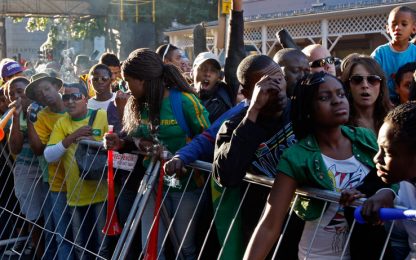 Fan zone stracolma, sei feriti a Cape Town