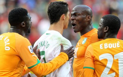 Ronaldo fermo al palo: 0-0 tra Portogallo e Costa d'Avorio