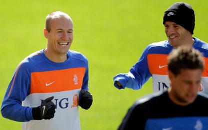 Robben torna ad allenarsi, si avvicina l'ora del rientro