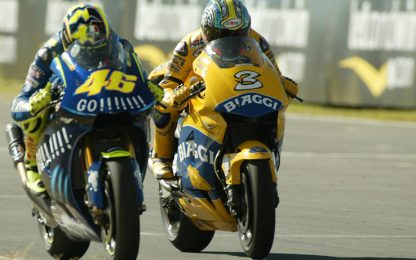Welkom 2004: Rossi vs Biaggi e il capolavoro di Valentino
