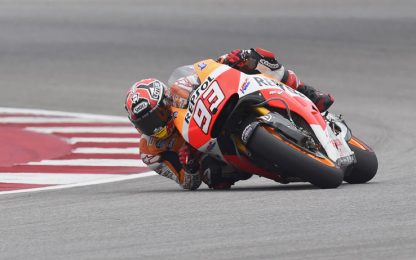 MotoGP, Marquez fa il vuoto nelle Libere 2. Ottavo Rossi