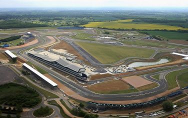 NORTHAMPTON, ENGLAND - MAY 17:  In this handout image provided by Silverstone Circuit, An aerial view of the new pits and paddock during the opening of the Silverstone Wing at Silverstone Circuit on May 17, 2011 in Northampton, England.  (Photo by Silverstone Circuit via Getty Images)
