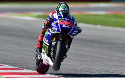 MotoGP, pole per Lorenzo. Iannone 2°, Rossi 3°