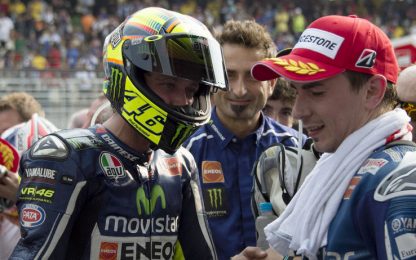 Lorenzo: "Rossi ha cercato la ruota. Non è la prima volta"