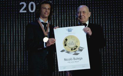 Premiati i Campioni del mondo 2015, che serata per Bulega