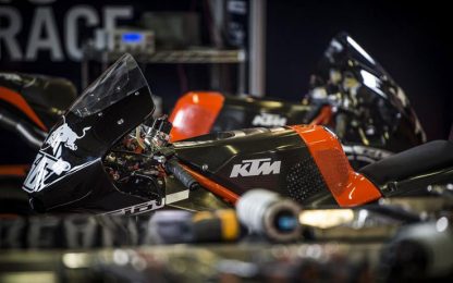 La Ktm scalda i motori per la MotoGP, primi giri a Brno per la RC16