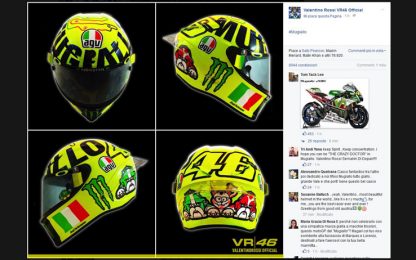 Vale svela Mugiallo, il nuovo casco per il GP d'Italia