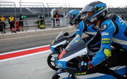 Aragon FP3, Sky Racing Team VR46 tripla top-10