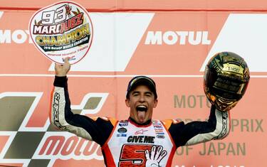Marquez è campione del mondo. Out Rossi e Lorenzo