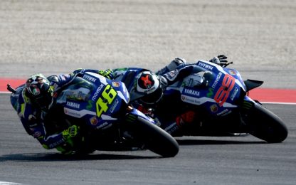 Rossi e Lorenzo, in corsa per il "mundialito"