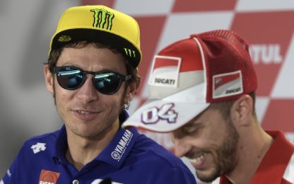 Dovizioso e Rossi, weekend vincente a 4 ruote