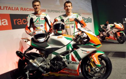 Superbike, Alitalia sponsor Aprilia per il mondiale 2010