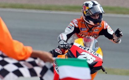 MotoGp: Pedrosa rosicchia punti, Lorenzo resta in testa