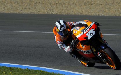 MotoGp, Pedrosa gioca in casa: a Jerez è il più veloce