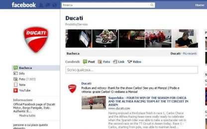 La censura Ducati su Facebook: eliminati gli insulti a Rossi