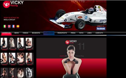 Bella e veloce, super Vicky sogna la Formula 1