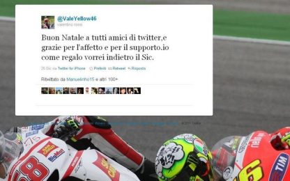 Il regalo di Natale di Valentino Rossi: "Rivorrei il Sic"