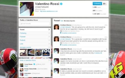 Valentino saluta su Twitter: "Ciao Ducati, che peccato!"
