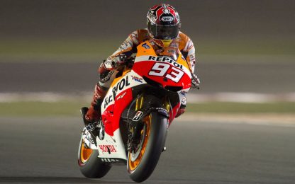 MotoGp, dominio Honda: Marquez il migliore. Rossi quinto