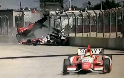 IndyCar, schianto terribile per Franchitti. IL VIDEO