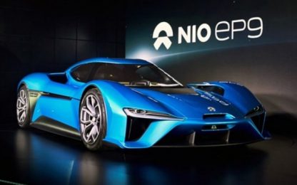 NextEv Nio EP9, l'elettrica regina della velocità