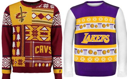 La Nba fa tendenza: i maglioni natalizi di Curry, LeBron e compagni