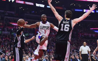 NBA, Spurs battuti dalla panchina dei Clippers