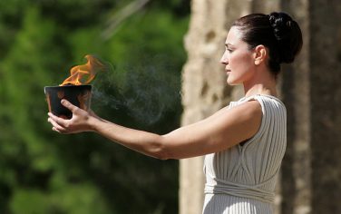 GREECE OLYMPIC FLAME CEREMONY