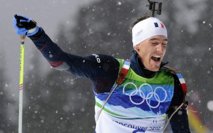 Biathlon, 10 km sprint: oro al francese Jay