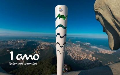Rio 2016: 1 anno ai Giochi, la Torcia olimpica sul Corcovado