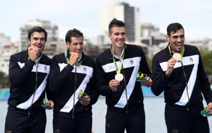 Italia, canottaggio di bronzo: "Grande rimonta"