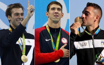 Greg-oro, Phelps, Rossetti: il meglio dell'ottava giornata