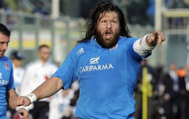 FLORENCE, ITALY - NOVEMBER 24:  Martin Castrogiovanni of Italy during the international rugby test match between Italy and Australia at Artemio Franchi on November 24, 2012 in Florence, Italy.  (Photo by Claudio Villa/Getty Images)