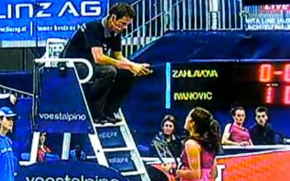 Ivanovic l'ha fatta grossa: lunga pausa bagno, penalizzata
