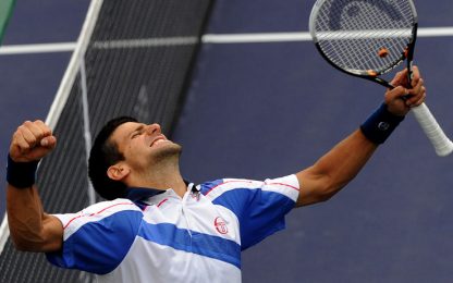 Djokovic batte Nadal: è lui il re di Indian Wells