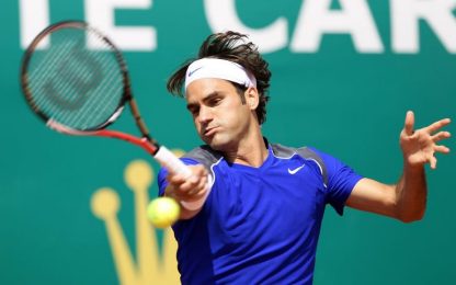 Montecarlo: Federer avanti, Volandri e Starace subito fuori