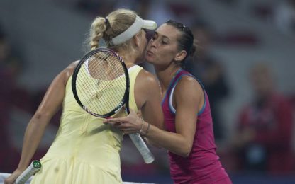 Impresa Pennetta: battuta la Wozniacki, è in semifinale
