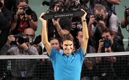Atp Parigi-Bercy, il trionfo di Federer. Tsonga ko