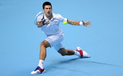 Al Masters di Londra, Djokovic batte a fatica Berdych