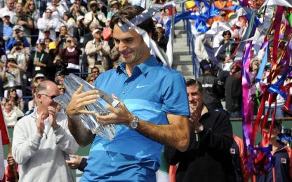 Federer sbanca Indian Wells. Trionfo Azarenka tra le donne
