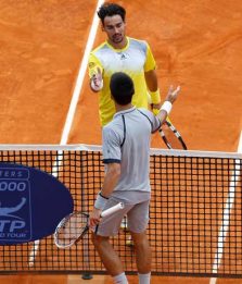 Finisce il sogno di Fognini, la finale sarà Djokovic-Nadal